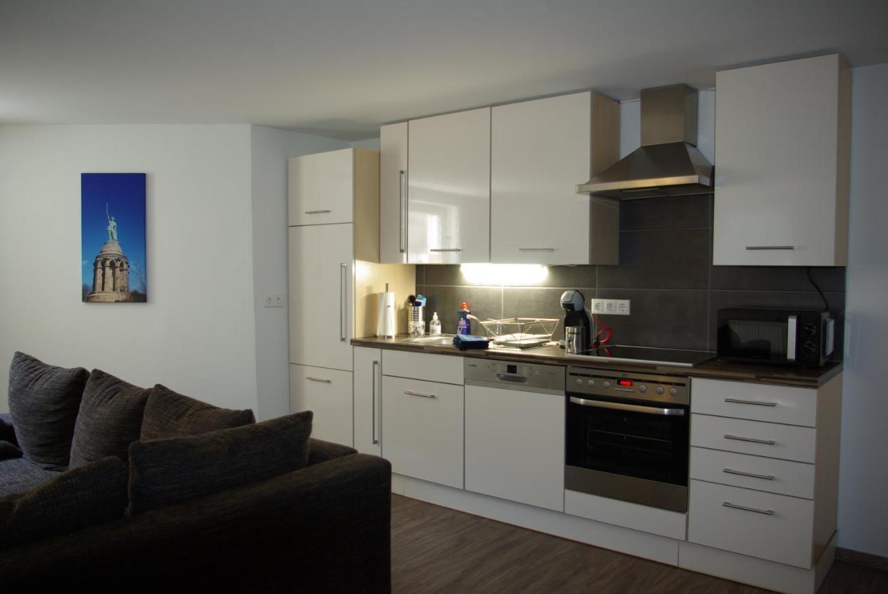 דטמולד Ferienwohnung Am Hermann מראה חיצוני תמונה