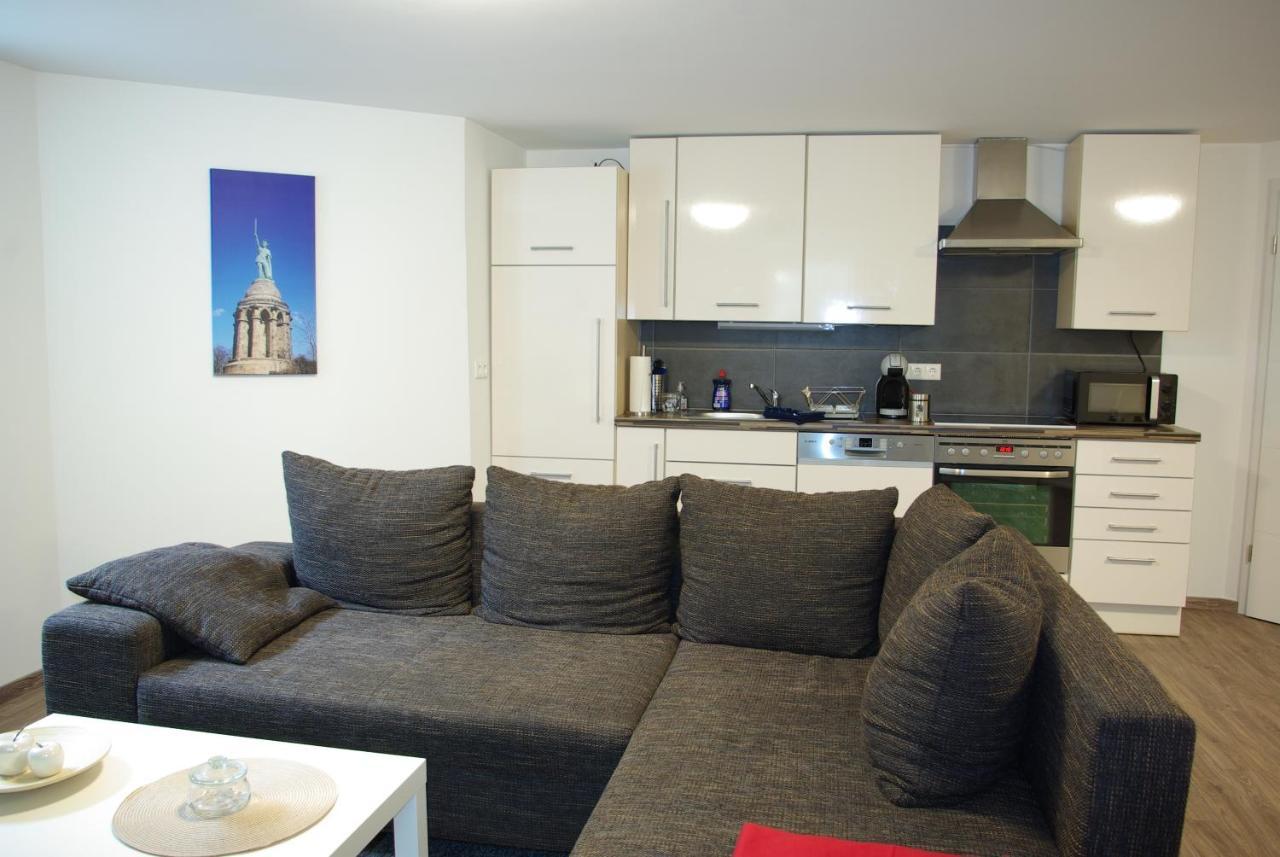 דטמולד Ferienwohnung Am Hermann מראה חיצוני תמונה